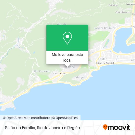 Salão da Família mapa