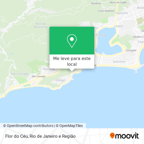 Flor do Céu mapa