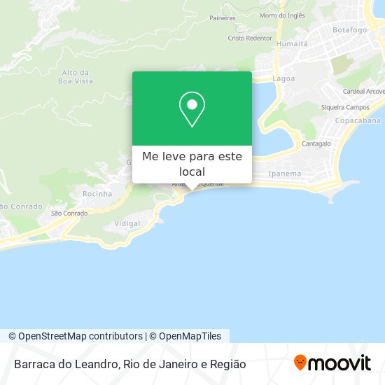 Barraca do Leandro mapa