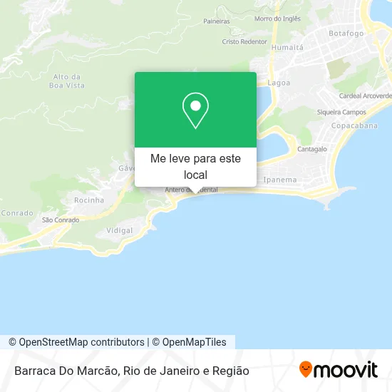 Barraca Do Marcão mapa