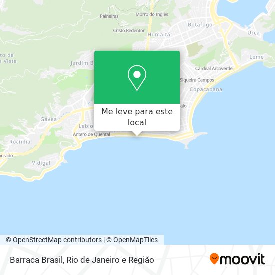 Barraca Brasil mapa