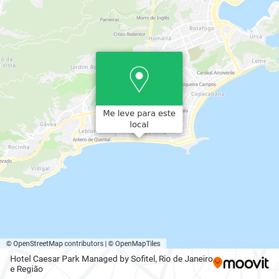 Hotel Caesar Park Managed by Sofitel mapa