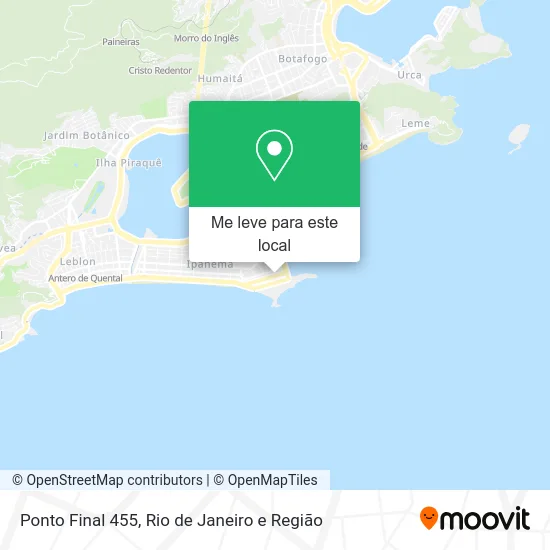 Ponto Final 455 mapa