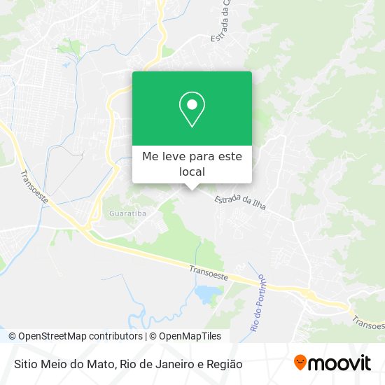 Sitio Meio do Mato mapa