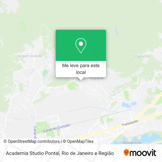 Academia Studio Pontal mapa