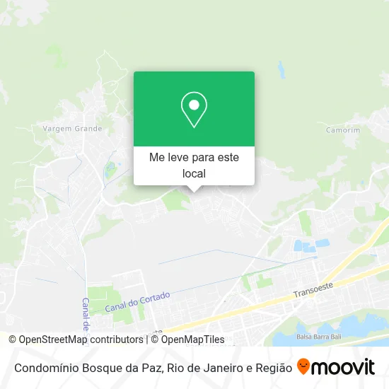 Condomínio Bosque da Paz mapa