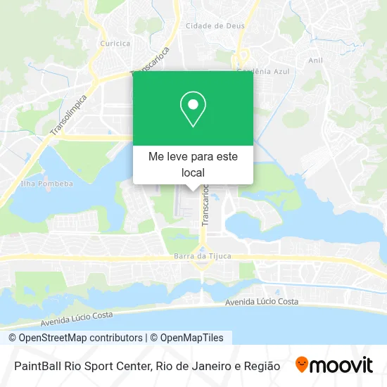 PaintBall Rio Sport Center mapa
