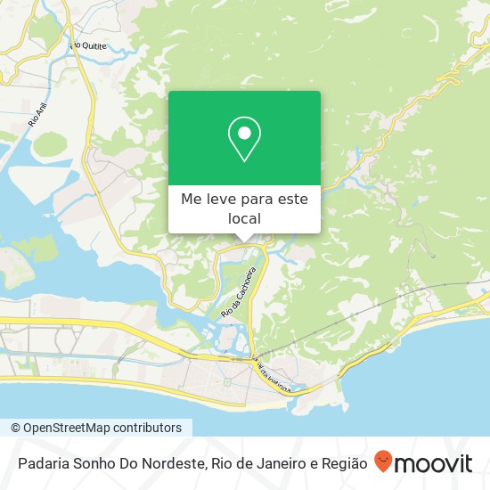 Padaria Sonho Do Nordeste mapa