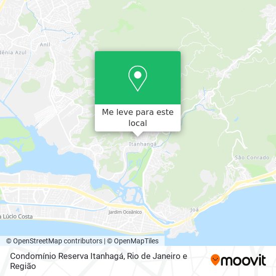 Condomínio Reserva Itanhagá mapa