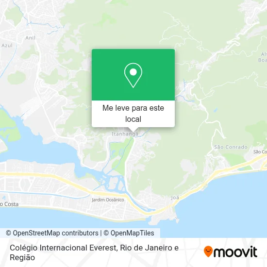 Colégio Internacional Everest mapa