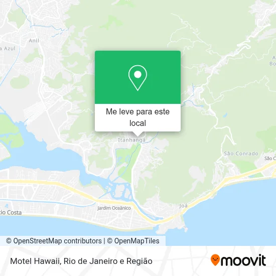 Motel Hawaii mapa