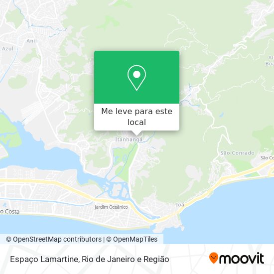 Espaço Lamartine mapa