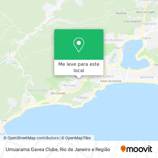 Umuarama Gavea Clube mapa