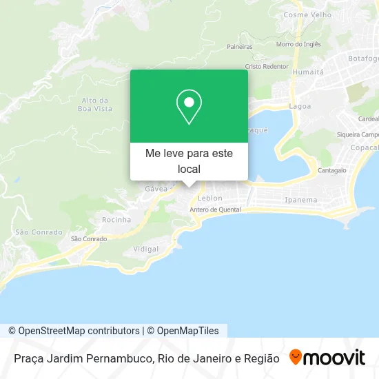 Praça Jardim Pernambuco mapa