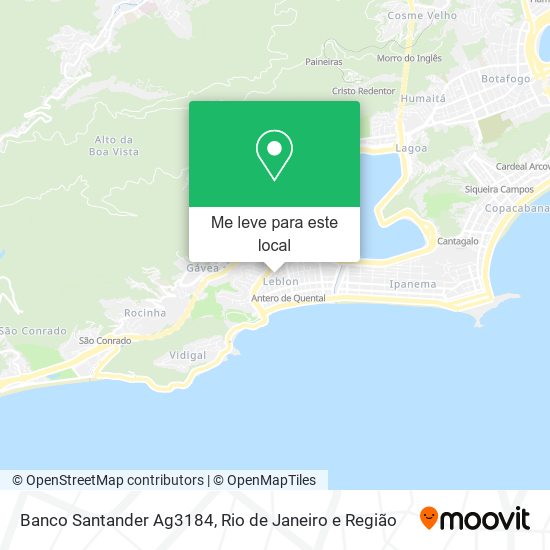 Banco Santander Ag3184 mapa