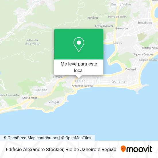 Edifício Alexandre Stockler mapa