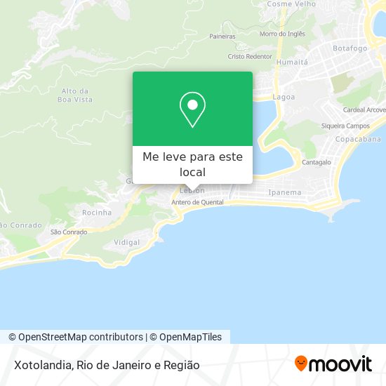 Xotolandia mapa
