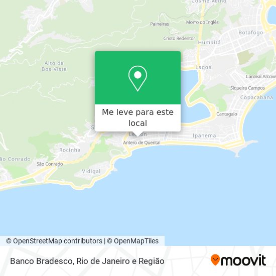 Banco Bradesco mapa