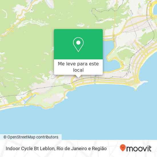 Indoor Cycle Bt Leblon mapa