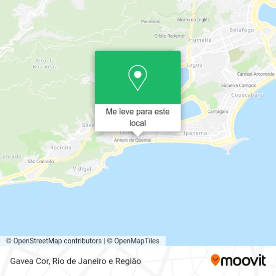 Gavea Cor mapa