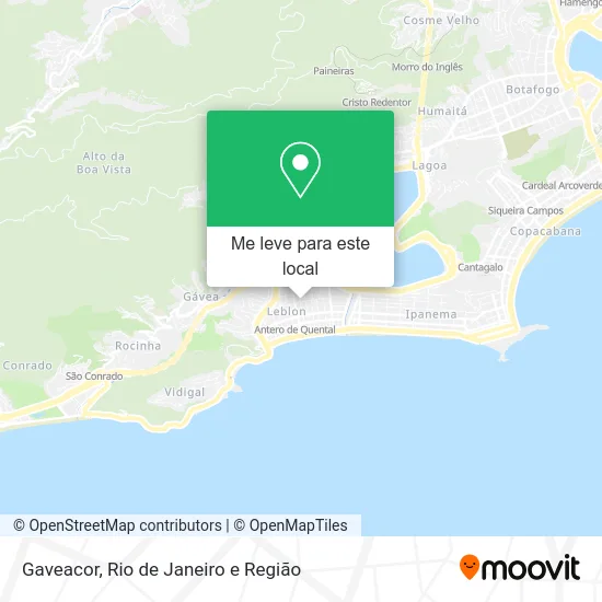 Gaveacor mapa