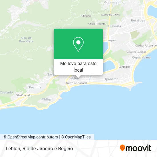 Leblon mapa