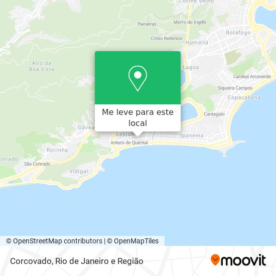 Corcovado mapa