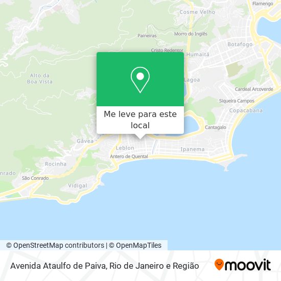 Avenida Ataulfo de Paiva mapa