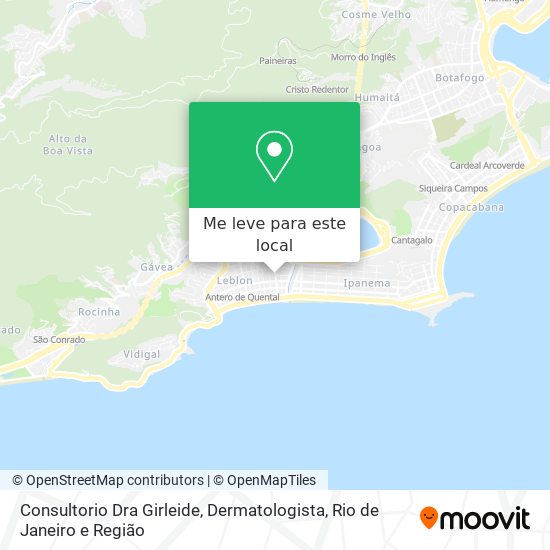 Consultorio Dra Girleide,  Dermatologista mapa