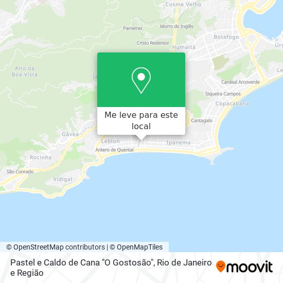 Pastel e Caldo de Cana "O Gostosão" mapa