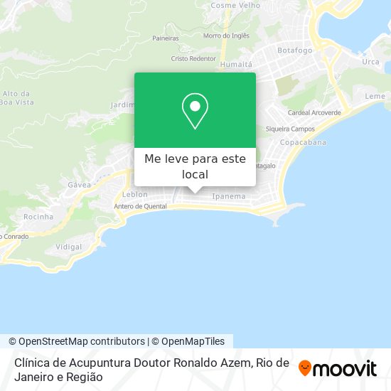 Clínica de Acupuntura Doutor Ronaldo Azem mapa