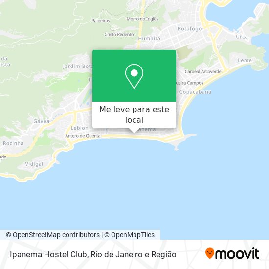 Ipanema Hostel Club mapa