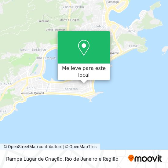 Rampa Lugar de Criação mapa