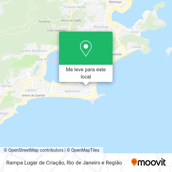 Rampa Lugar de Criação mapa