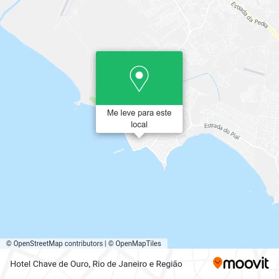 Hotel Chave de Ouro mapa