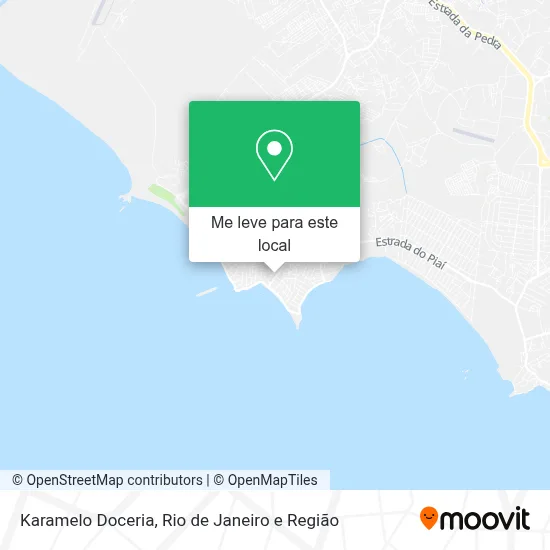 Karamelo Doceria mapa