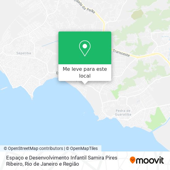 Espaço e Desenvolvimento Infantil Samira Pires Ribeiro mapa