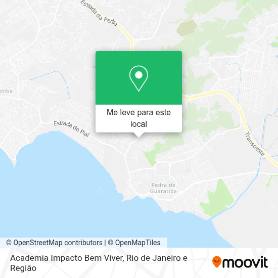 Academia Impacto Bem Viver mapa