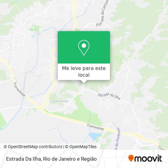 Estrada Da Ilha mapa