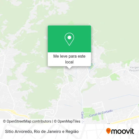 Sitio Arvoredo mapa
