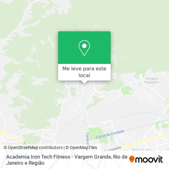 Academia Iron Tech Fitness - Vargem Grande mapa