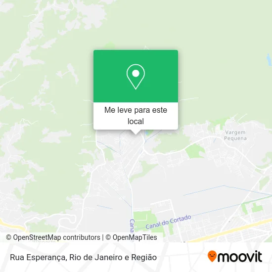Rua Esperança mapa