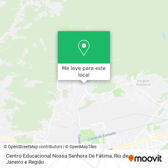 Centro Educacional Nossa Senhora De Fátima mapa