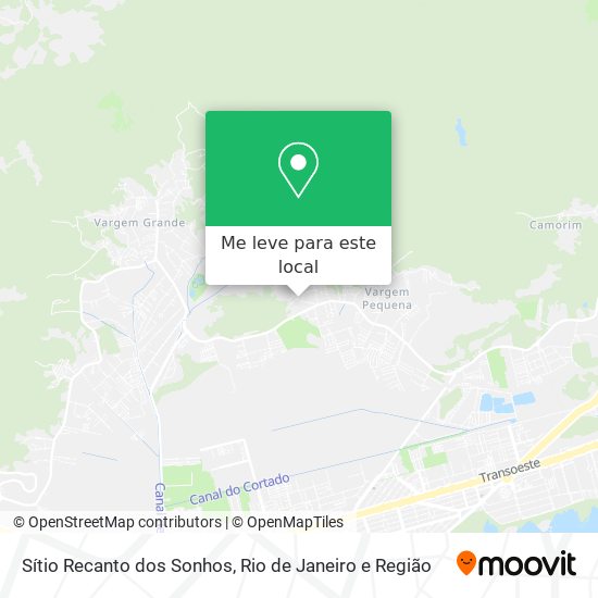 Sítio Recanto dos Sonhos mapa