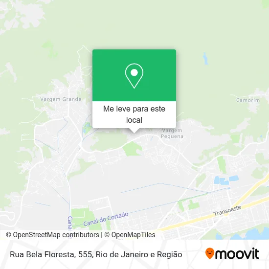 Rua Bela Floresta, 555 mapa