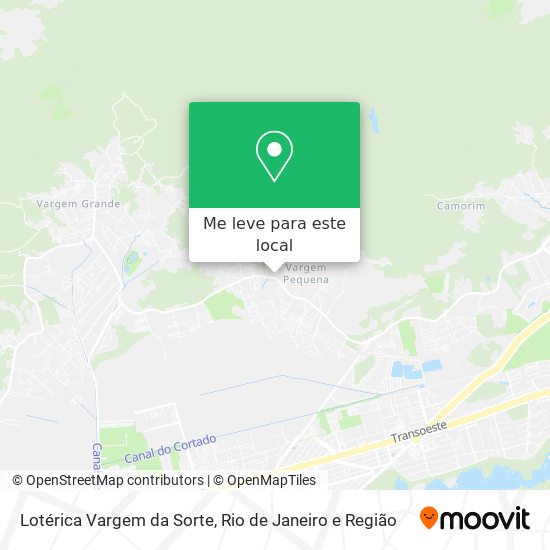 Lotérica Vargem da Sorte mapa