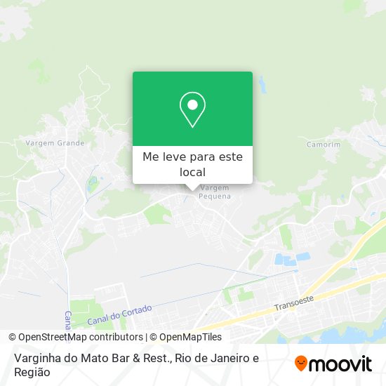 Varginha do Mato Bar & Rest. mapa