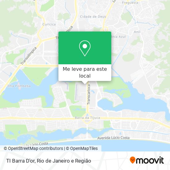 TI Barra D'or mapa