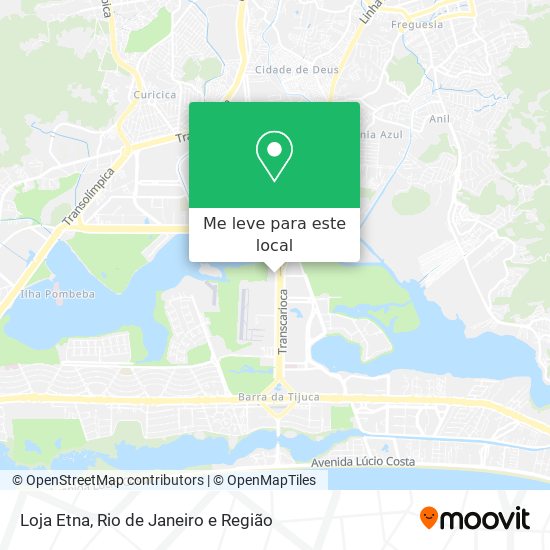 Loja Etna mapa