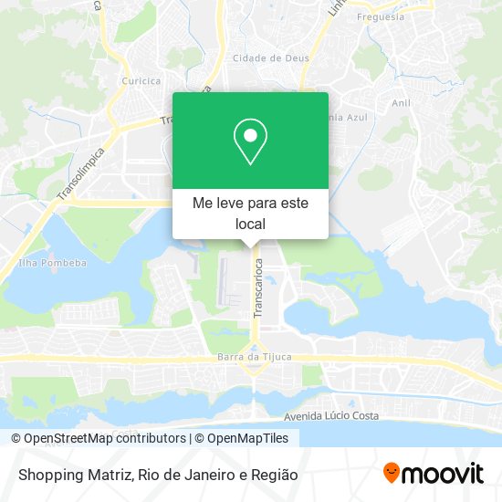 Shopping Matriz mapa